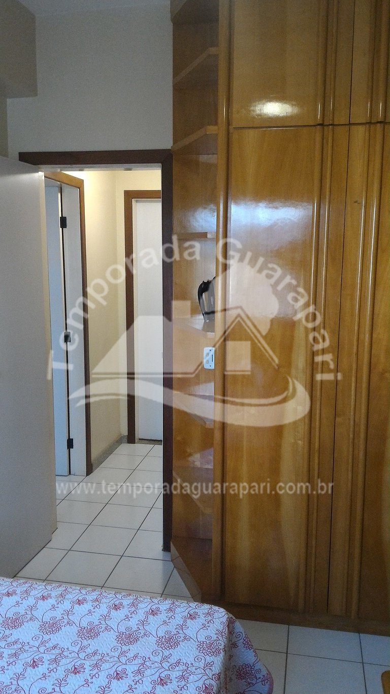 Apt 2 Quartos 2 Garagem , no Praia Center