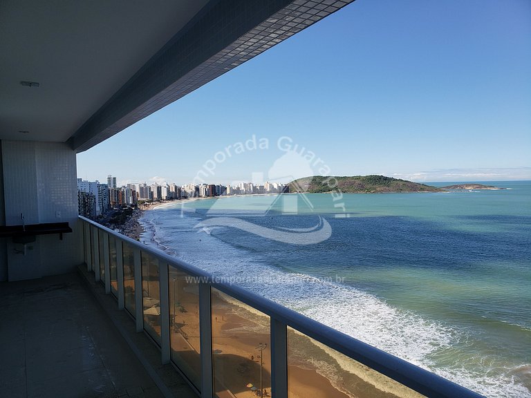 Apto Beira Mar.luxo,c/3 Qtos /1suíte, C/2 Garagem