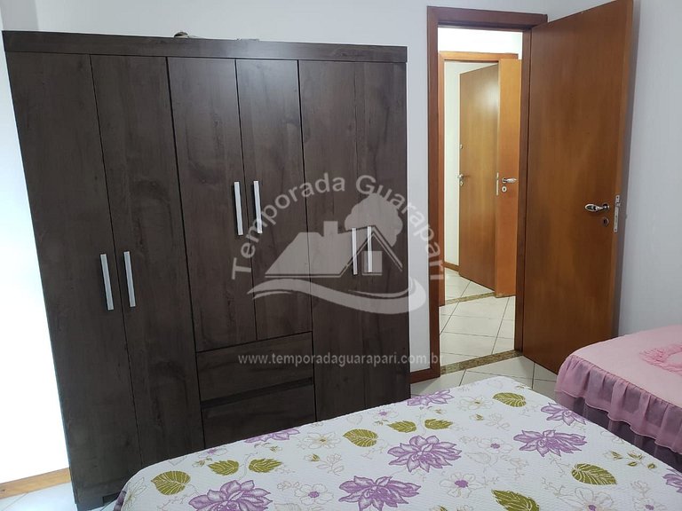 Apto de Frente a Praia com 3 quartos