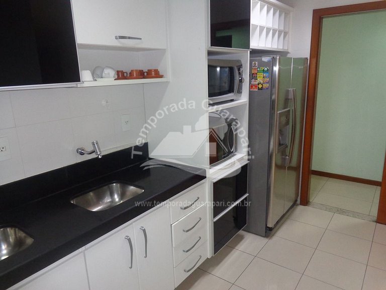 Cobertura C/piscina e churrasqueira p/ 15 pessoas, 3 Suítes