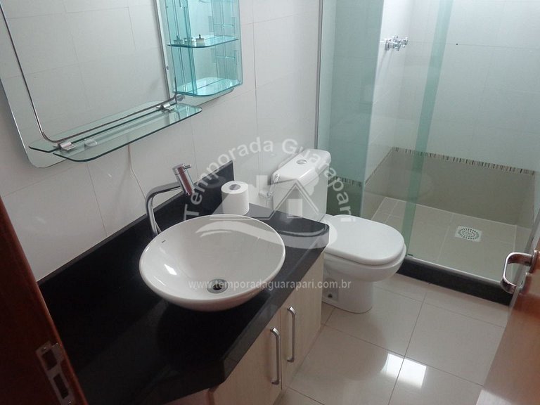 Cobertura C/piscina e churrasqueira p/ 15 pessoas, 3 Suítes