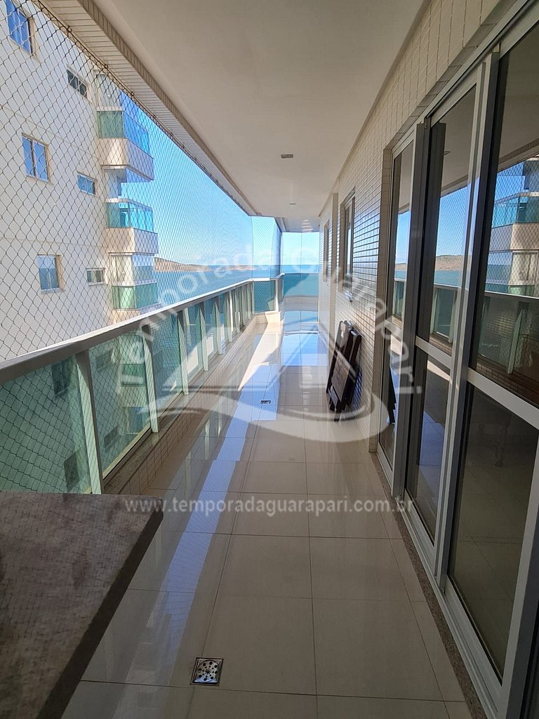 Apartamento Frente Mar, 3 Qtos sendo 1 suíte, C/2 GAR