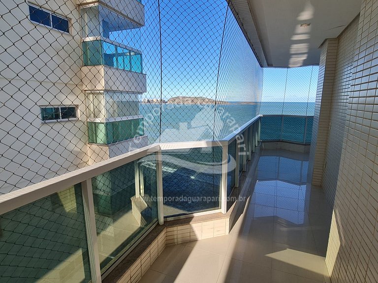 Apartamento Frente Mar, 3 Qtos sendo 1 suíte, C/2 GAR