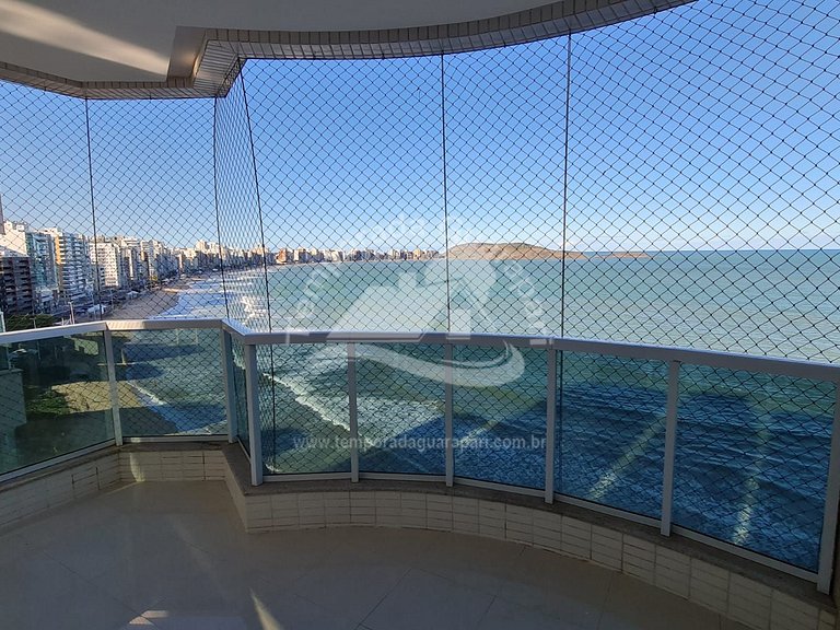 Apartamento Frente Mar, 3 Qtos sendo 1 suíte, C/2 GAR