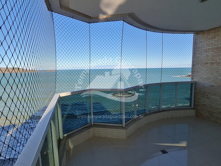 Apartamento Frente Mar, 3 Qtos sendo 1 suíte, C/2 GAR