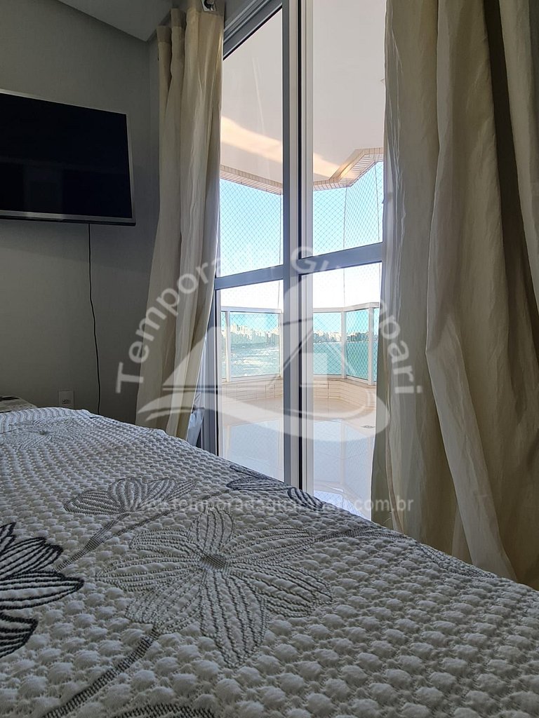 Apartamento Frente Mar, 3 Qtos sendo 1 suíte, C/2 GAR