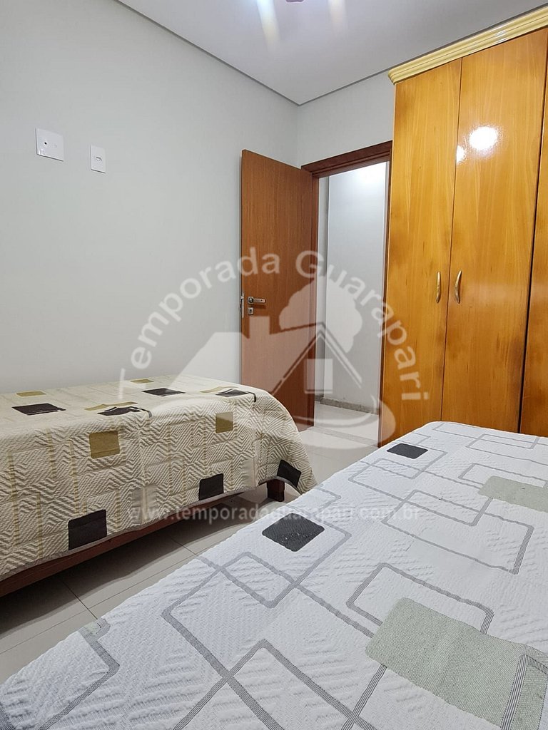 Apartamento Frente Mar, 3 Qtos sendo 1 suíte, C/2 GAR