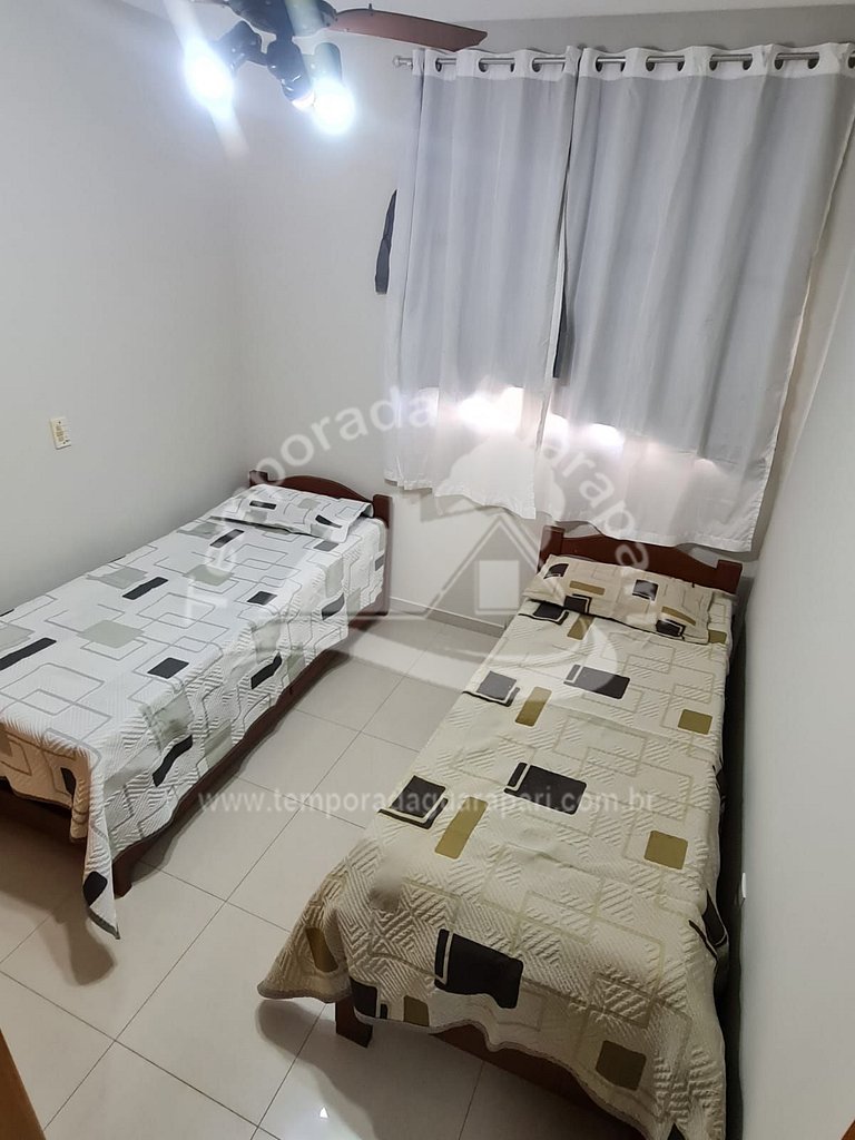 Apartamento Frente Mar, 3 Qtos sendo 1 suíte, C/2 GAR
