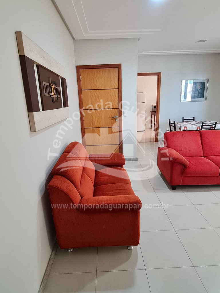 Apartamento Frente Mar, 3 Qtos sendo 1 suíte, C/2 GAR