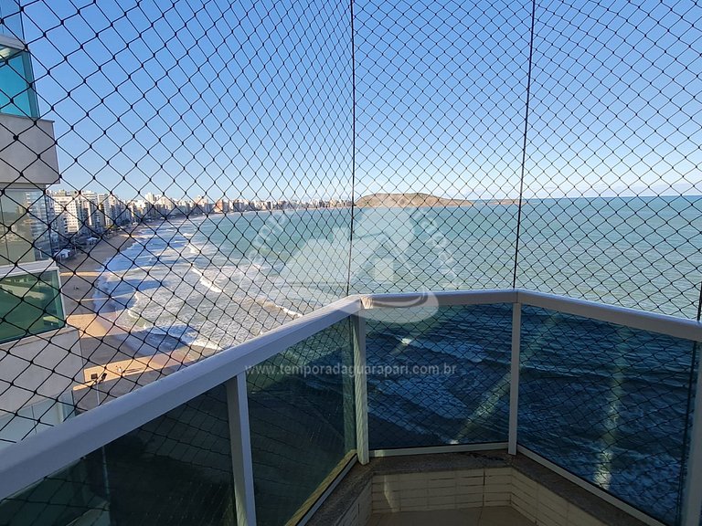 Apartamento Frente Mar, 3 Qtos sendo 1 suíte, C/2 GAR