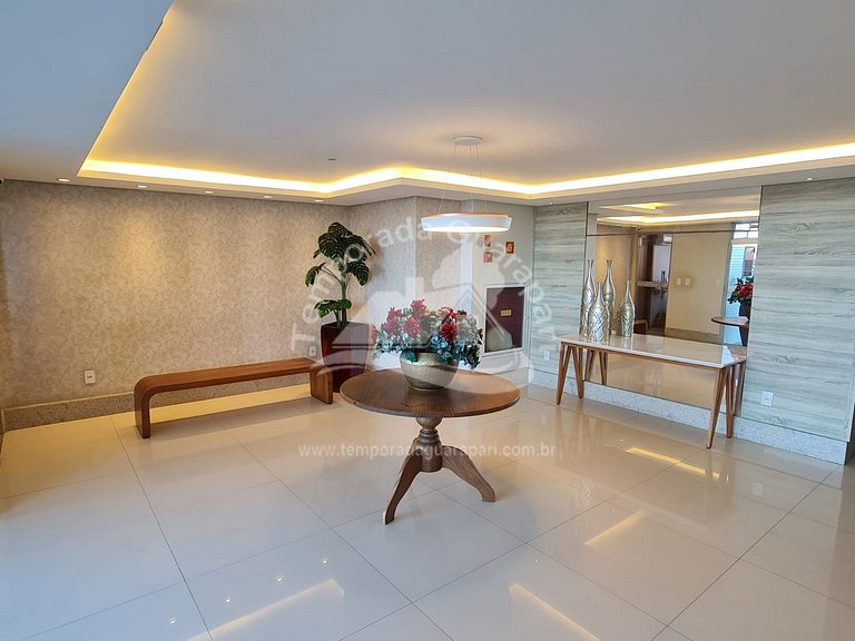 Apartamento Frente Mar, 3 Qtos sendo 1 suíte, C/2 GAR
