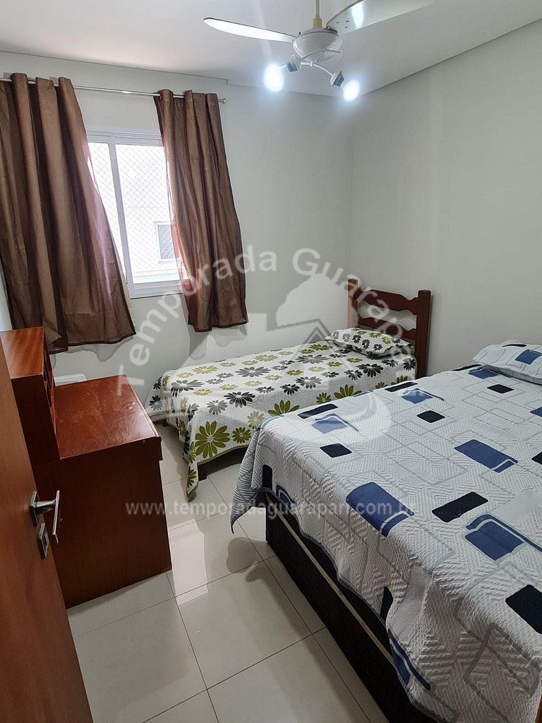 Apartamento Frente Mar, 3 Qtos sendo 1 suíte, C/2 GAR