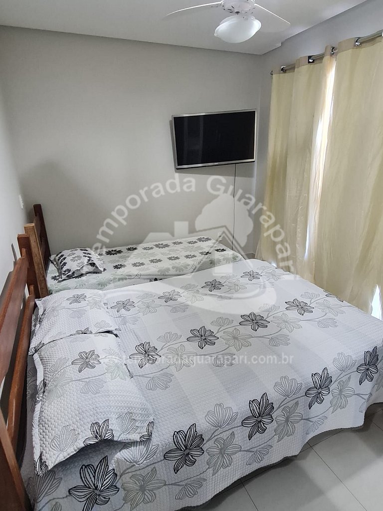Apartamento Frente Mar, 3 Qtos sendo 1 suíte, C/2 GAR