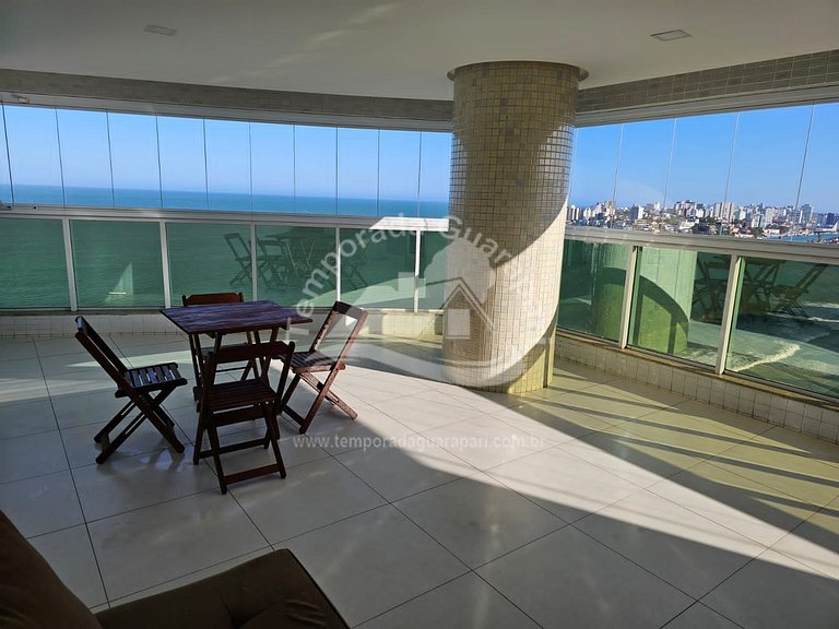 Apto Beira Mar, Luxo , com 3 Quartos +1 Dependência, 3 vagas