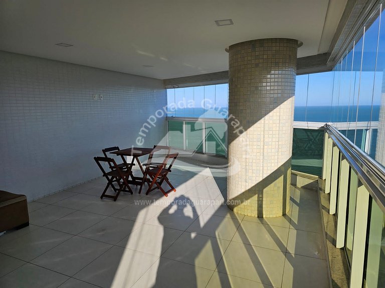 Apto Beira Mar, Luxo , com 3 Quartos +1 Dependência, 3 vagas
