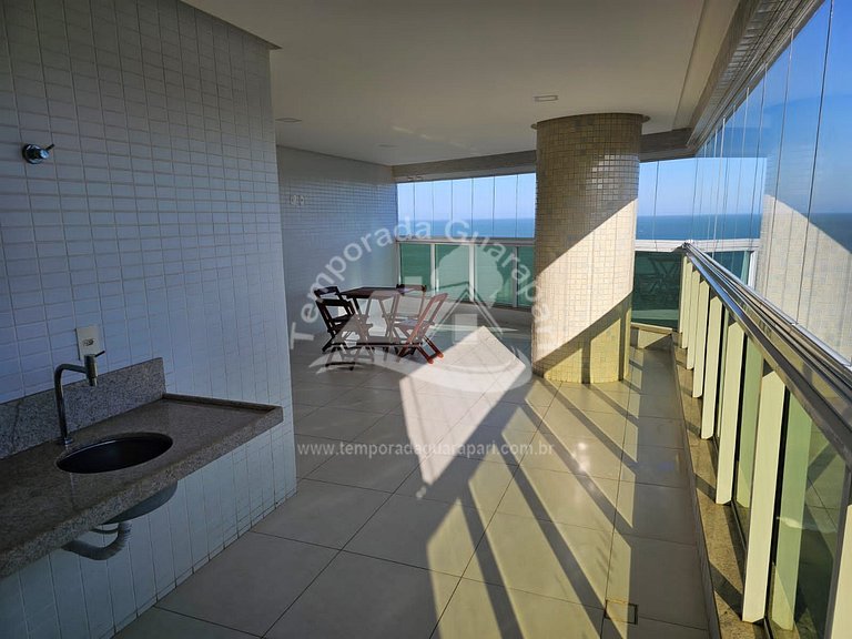 Apto Beira Mar, Luxo , com 3 Quartos +1 Dependência, 3 vagas