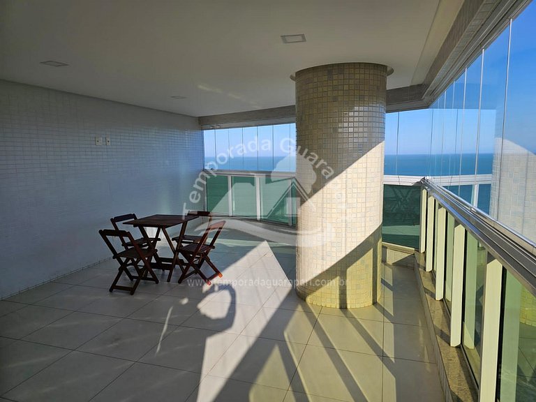 Apto Beira Mar, Luxo , com 3 Quartos +1 Dependência, 3 vagas