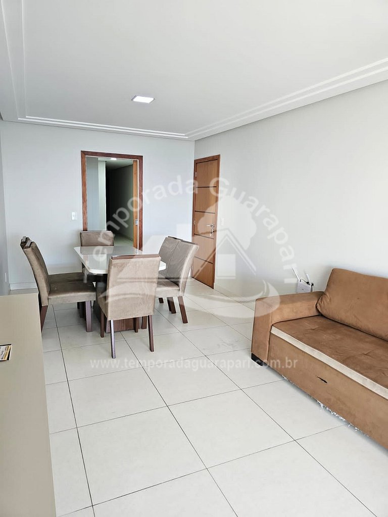 Apto Beira Mar, Luxo , com 3 Quartos +1 Dependência, 3 vagas