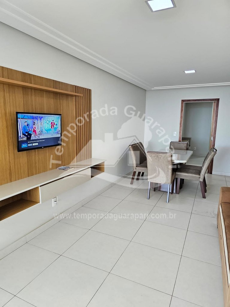 Apto Beira Mar, Luxo , com 3 Quartos +1 Dependência, 3 vagas