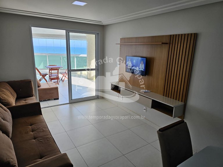 Apto Beira Mar, Luxo , com 3 Quartos +1 Dependência, 3 vagas