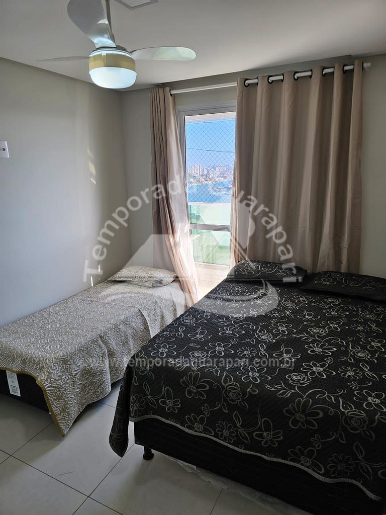 Apto Beira Mar, Luxo , com 3 Quartos +1 Dependência, 3 vagas