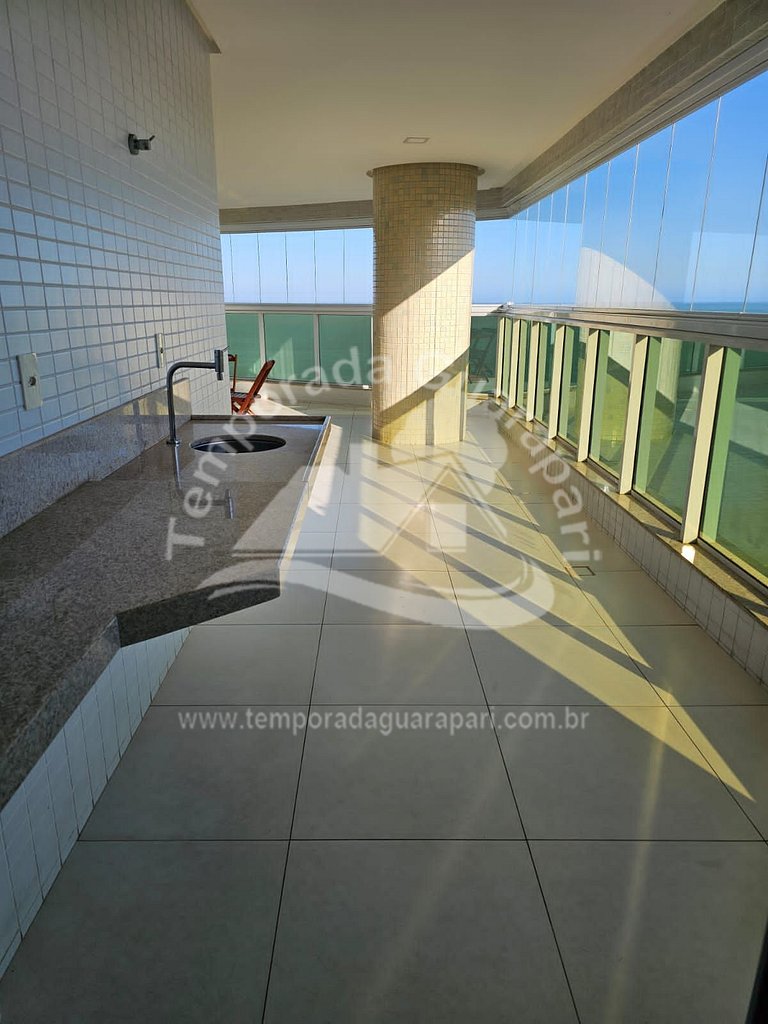 Apto Beira Mar, Luxo , com 3 Quartos +1 Dependência, 3 vagas