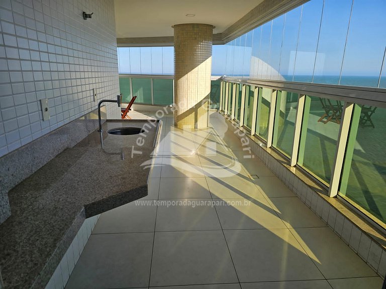 Apto Beira Mar, Luxo , com 3 Quartos +1 Dependência, 3 vagas