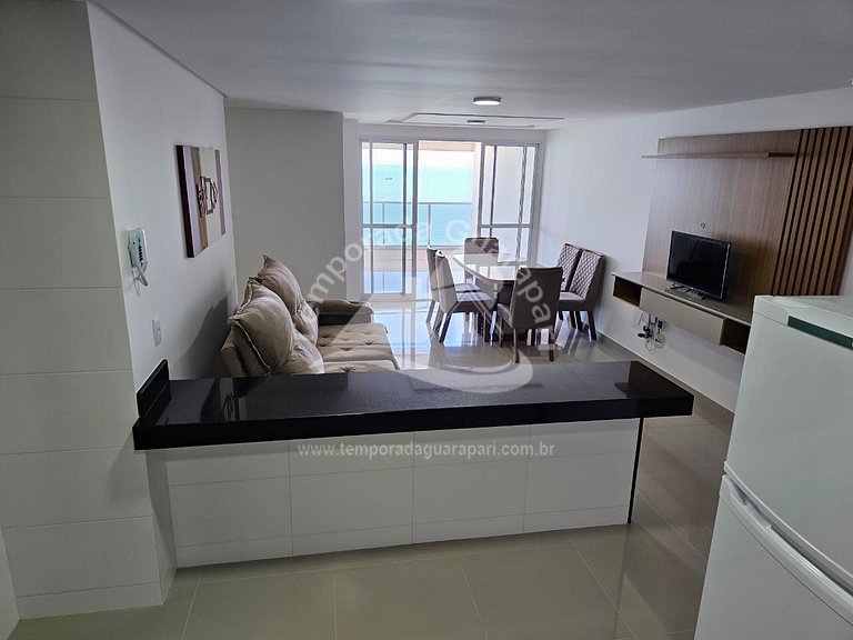 Apto Beira Mar, Luxo, C/3 Quartos, C/2 Garagem