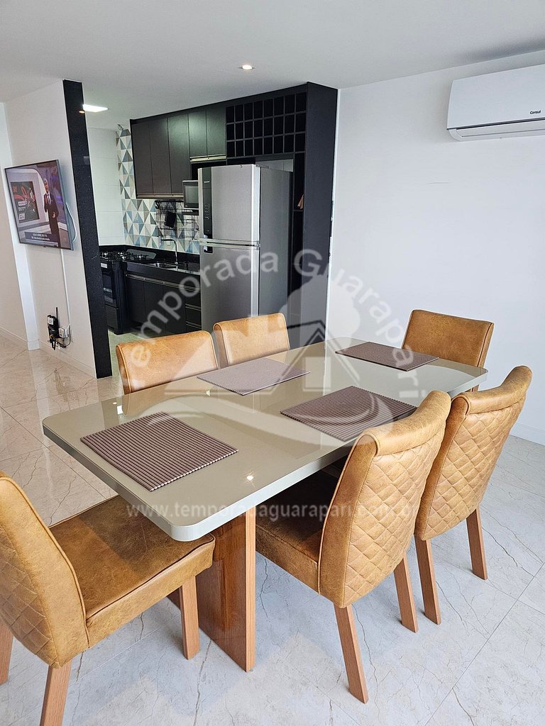 Novo, Luxo com 3 quartos , sendo 2 com ar condicionado