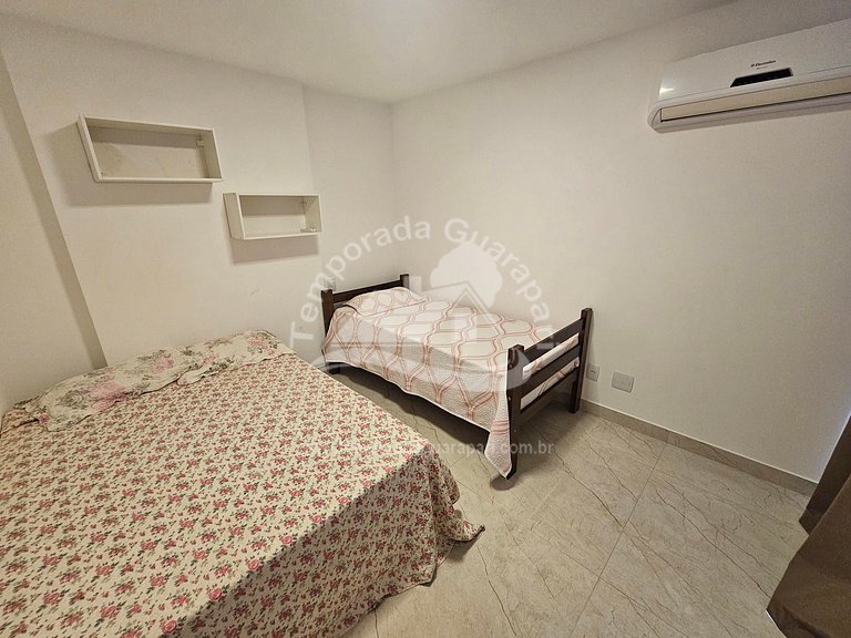 Novo, Luxo com 3 quartos , sendo 2 com ar condicionado
