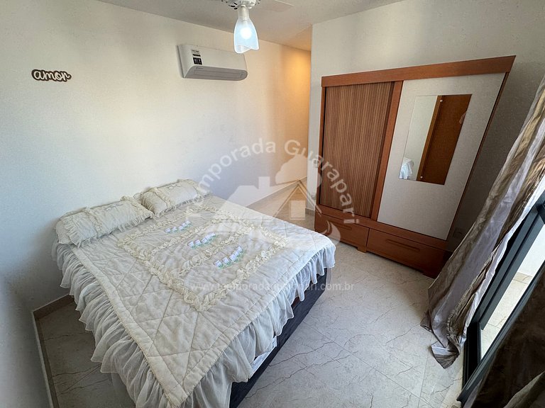Novo, Luxo com 3 quartos , sendo 1 com ar condicionado